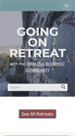 Mobile Screenshot of goingonretreat.com